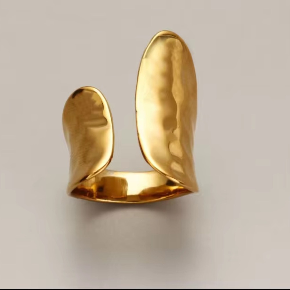 Sculpted Gold Ring - Picture 2 of 11